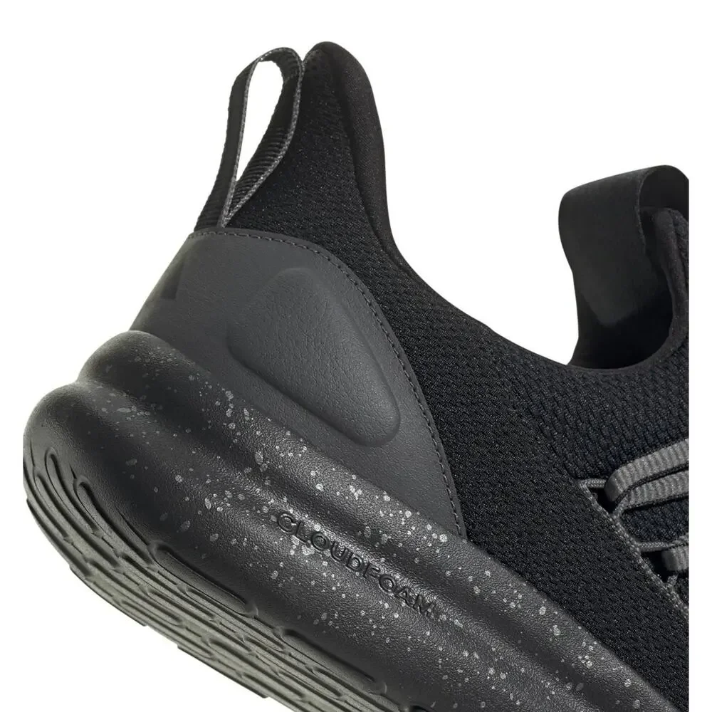 adidas Men's Lite Racer Adapt 7.0 Sneaker. Black/Grey/Iron Metallic, Size 11